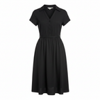 Esmara Women's Black Linen Tunica V-Neck Dress