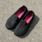 Sketchers Black Mesh Slip-On Walking Sneakers