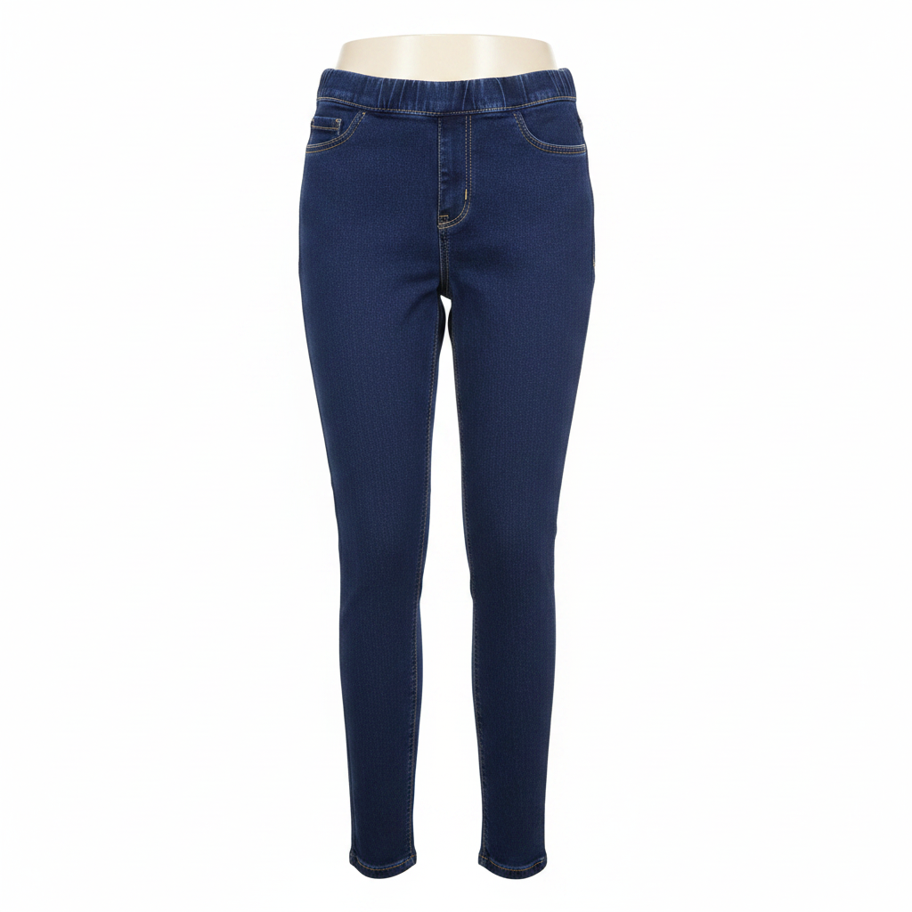 St. John's Bay Women's Dark Indigo Skinny Cotton Jeggings