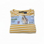 Esmara Women's Mustard Yellow Striped Cotton Crop Top