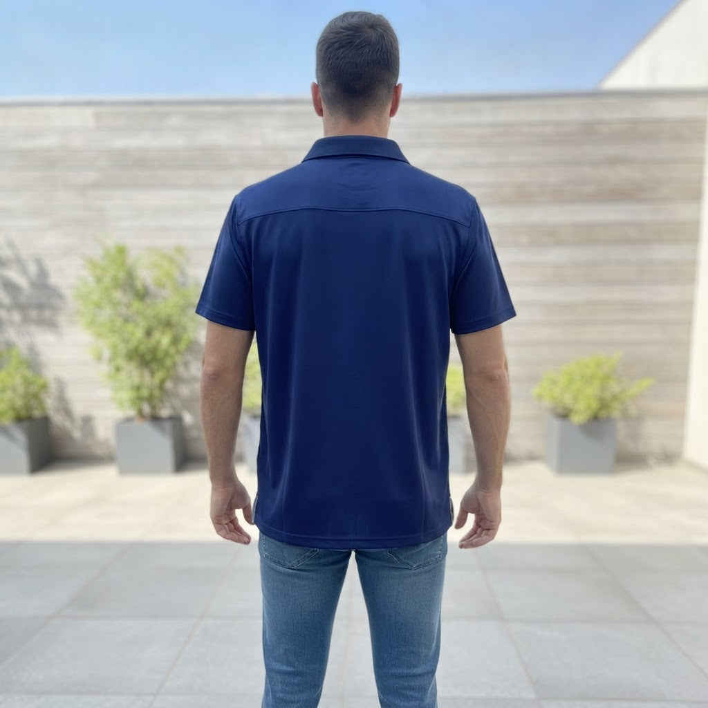 Under Armour Royal Navy Blue Loose Fit Performance Polo Shir