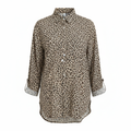 Anko Women's Leopard Print Swim Cover-Up Shirt Size 10-12