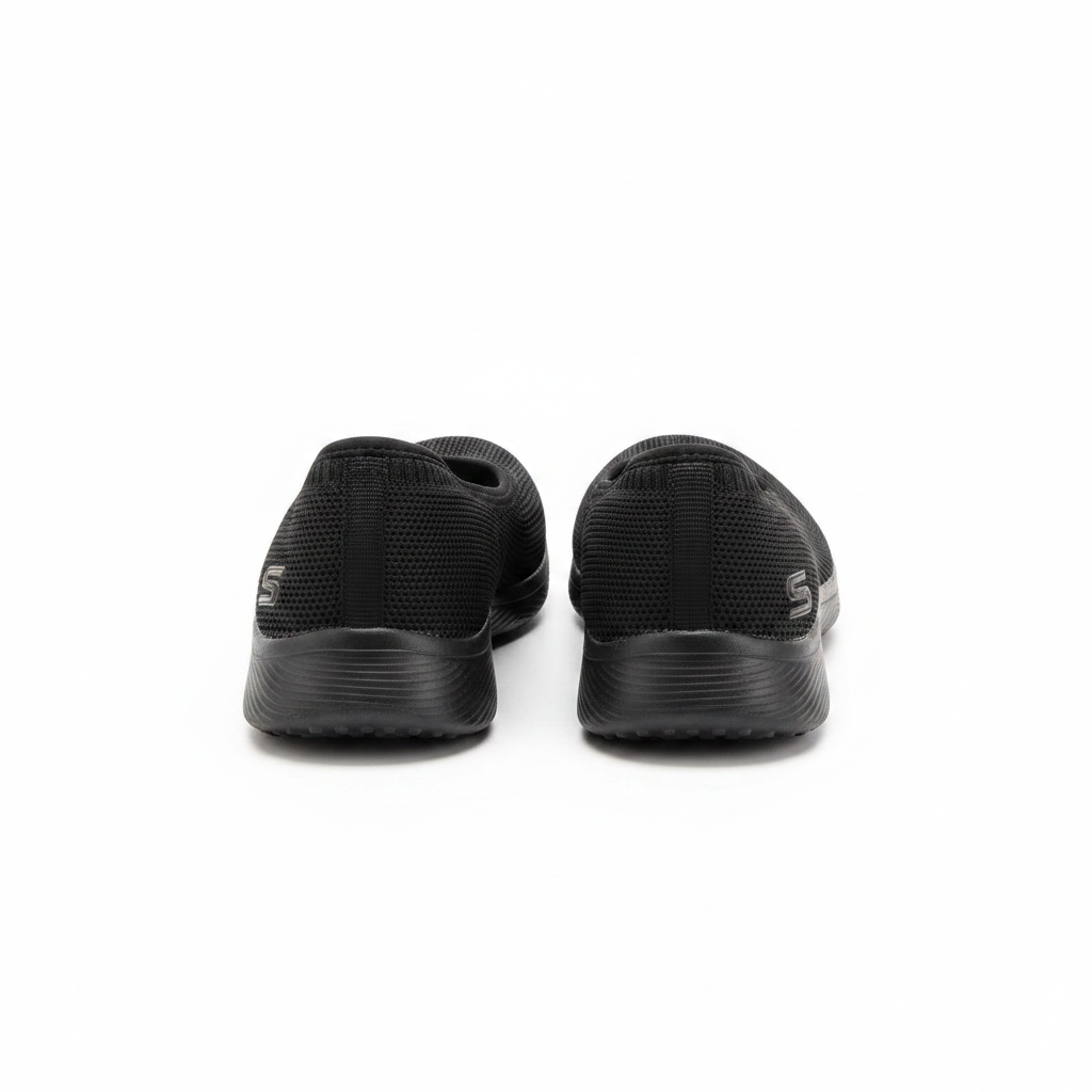 Skechers Women's Black Air-Cooled Memory Foam Flats