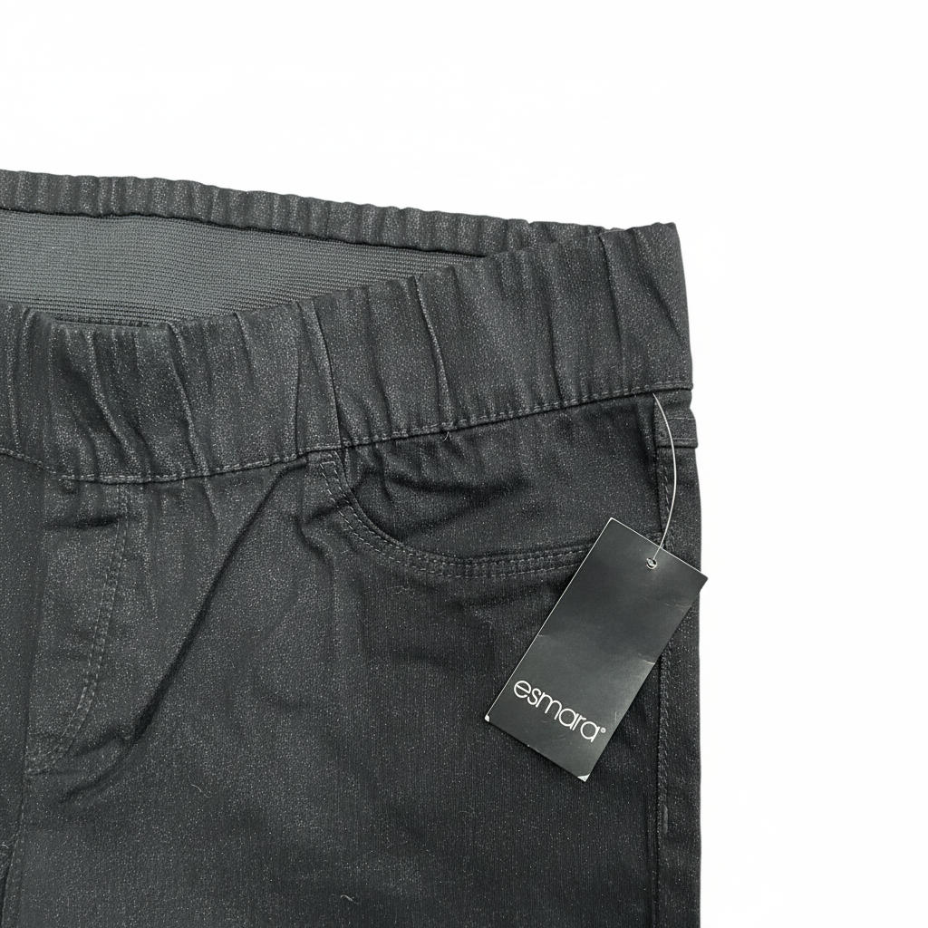 Esmara Women's Black Slim Fit Stretch Pull-On Pants