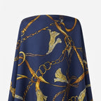 Women's Navy Blue navy blue Chain Tassel Long Sleeve Dress