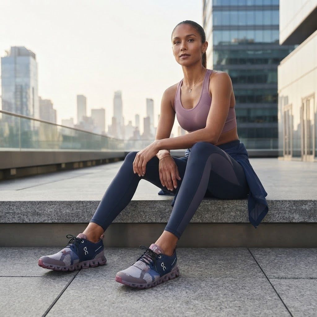 On On Cloud X Women's Running Sneakers - Navy/Grey