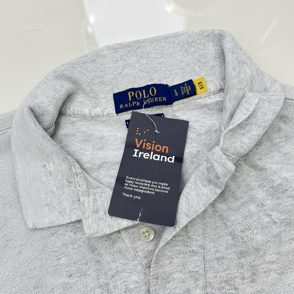 Polo Ralph Lauren Men's Grey Heather Pique Polo Shirt