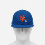 NY Mets 59FIFTY Fitted Hat Blue Size 7 5/8