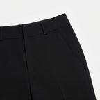 Women's Black Tailoblack Straight-Leg Trousers
