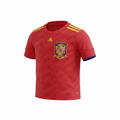 adidas Kids' Red Short Sleeve Football Jersey with Crest
