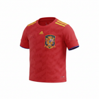 adidas Kids' Red Short Sleeve Football Jersey with Crest