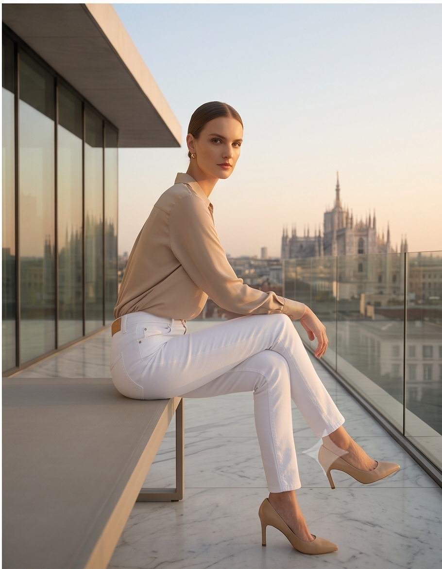 Curve Appeal White High-Rise Essential Skinny Jeans Size 12
