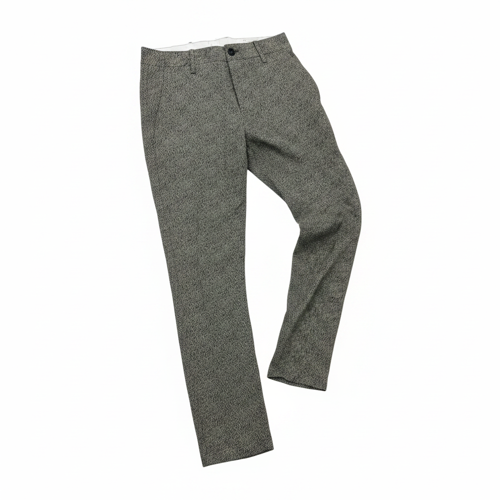 Rogue Territory Men's Textured Olive Slim Fit Chino Pants