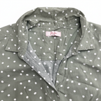 Millers Woman Sage Green Polka Dot Button-Down Shirt
