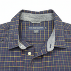 U.S. Polo Assn. Men's Navy Plaid Long Sleeve Shirt XL