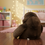 Brown Plush Gorilla Stuffed Animal Toy