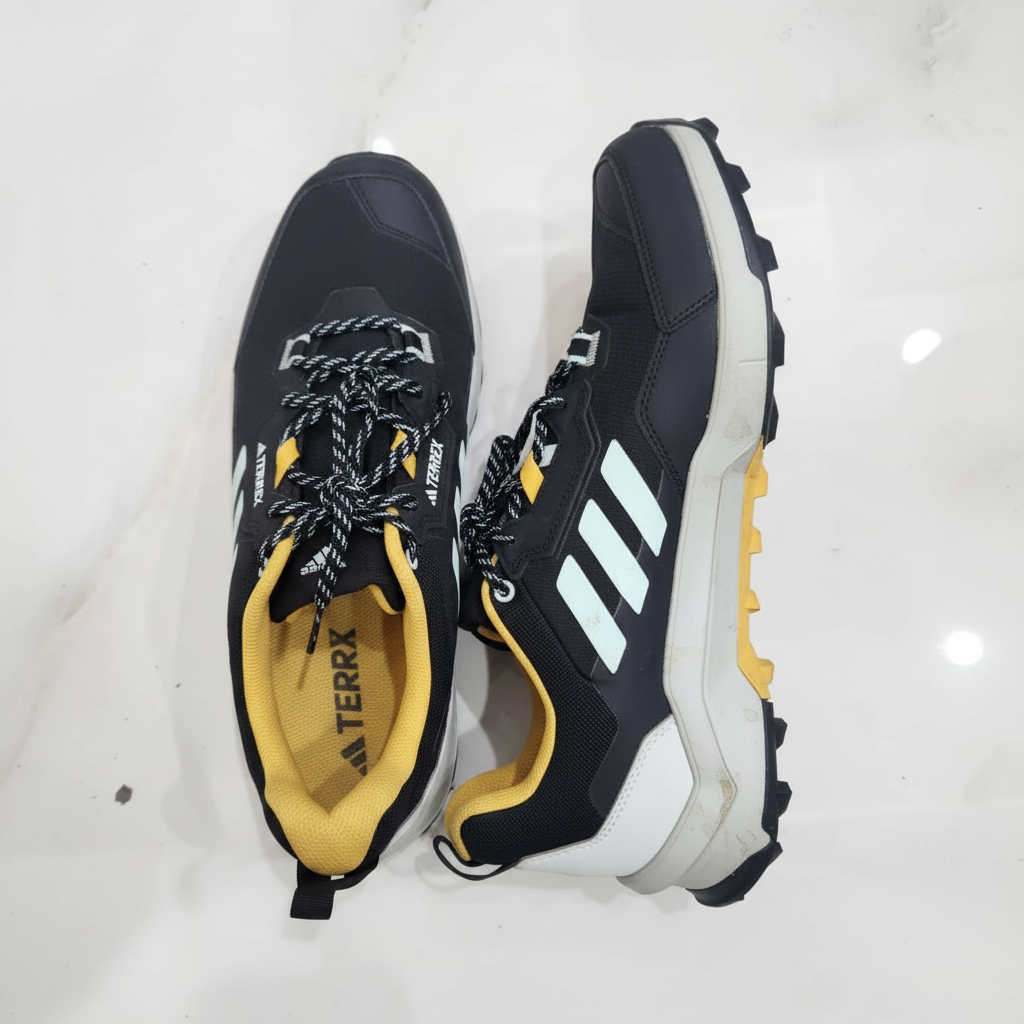 Adidas Terrex Men's Black & Yellow Trail Running Shoes