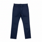 Men's Navy Blue Slim Fit Chino Trousers