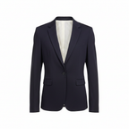 H&M Women's Navy Blue Tailored Single Button Blazer