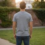 Calvin Klein Jeans Heather Grey Logo Graphic T-Shirt - Regul