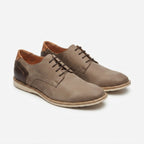 Men's Garamond Taupe Nubuck Derby Shoes