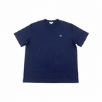 Lacoste Men's Navy Flecked Cotton T-Shirt - US 4XL