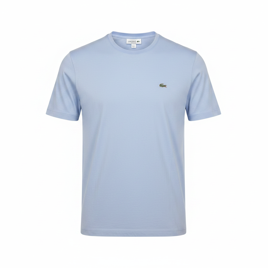 Lacoste Men's Regular Fit Light Blue T-Shirt - Size XL