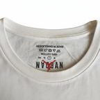 Women's White Graphic Logo Crew Neck T-Shirt