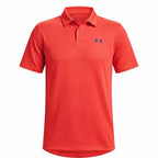 Under Armour Orange-Red Performance Piqué Polo Shirt Loose F