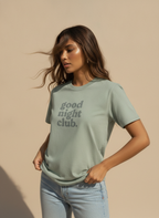Target Sage Green Relaxed Graphic T-Shirt Good Night Club Pr