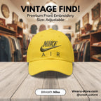 NIKE AIR Nike Yellow Air Curved Brim Baseball Cap