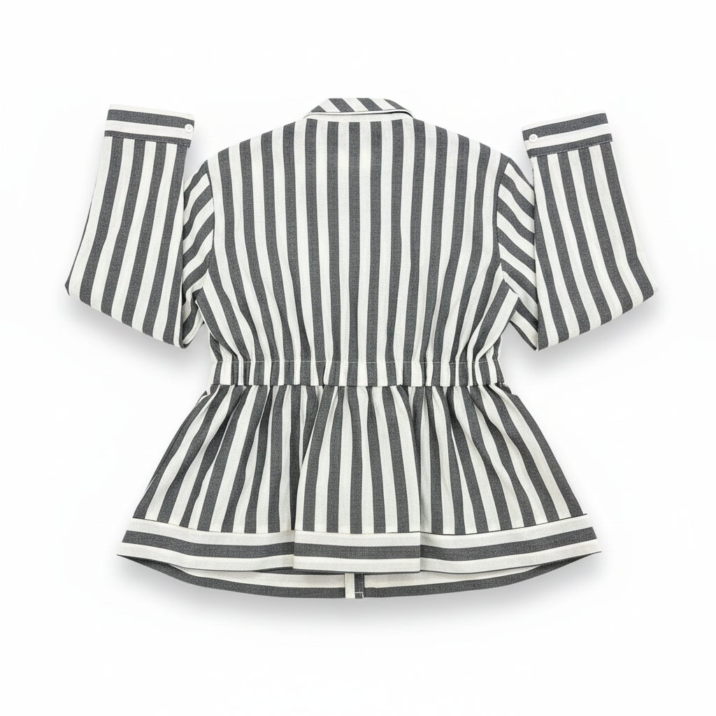 Atmosphere Women's Striped Tie-Waist Tunic Shirt