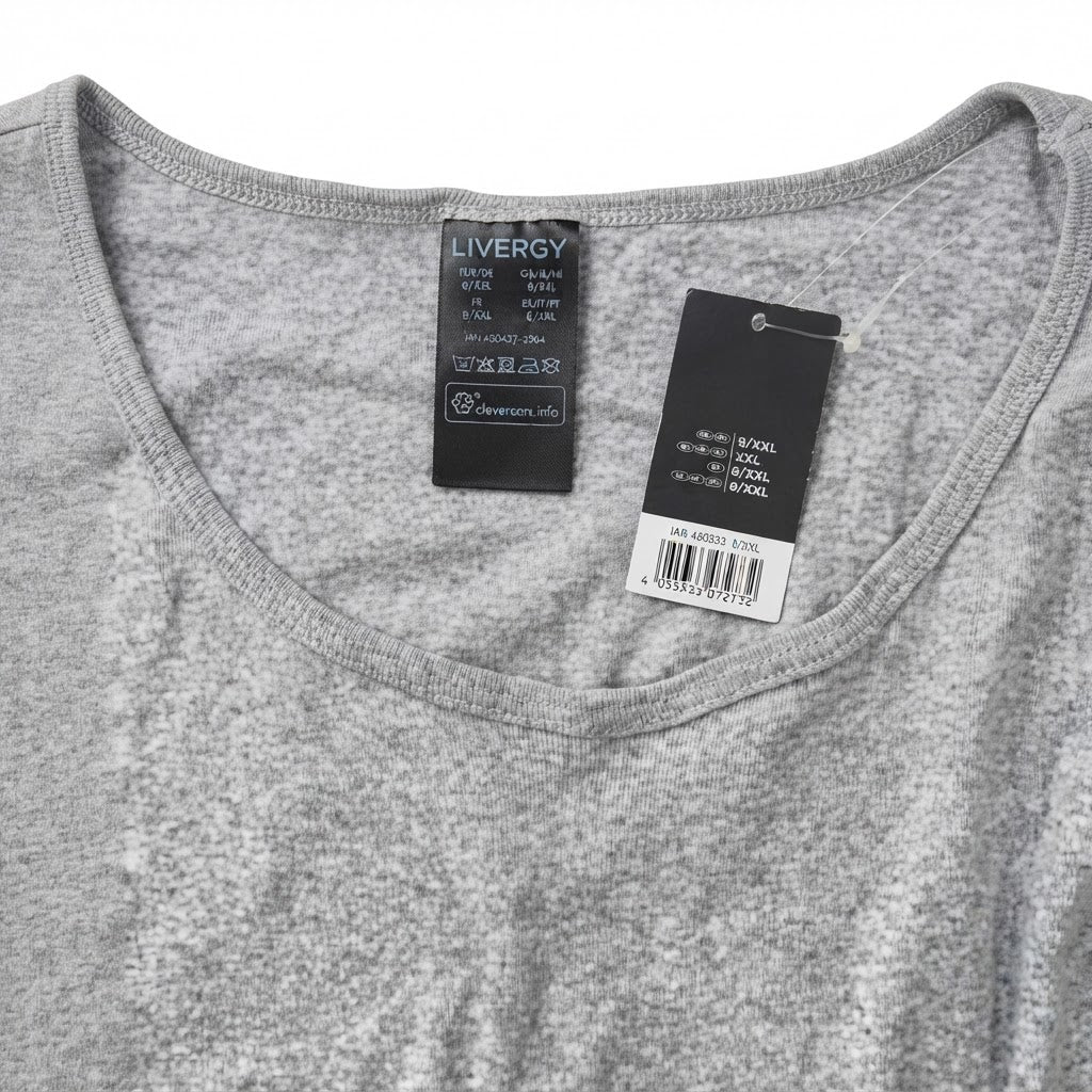 LIVERGY Men's Grey Classic Scoop Neck Tank Top