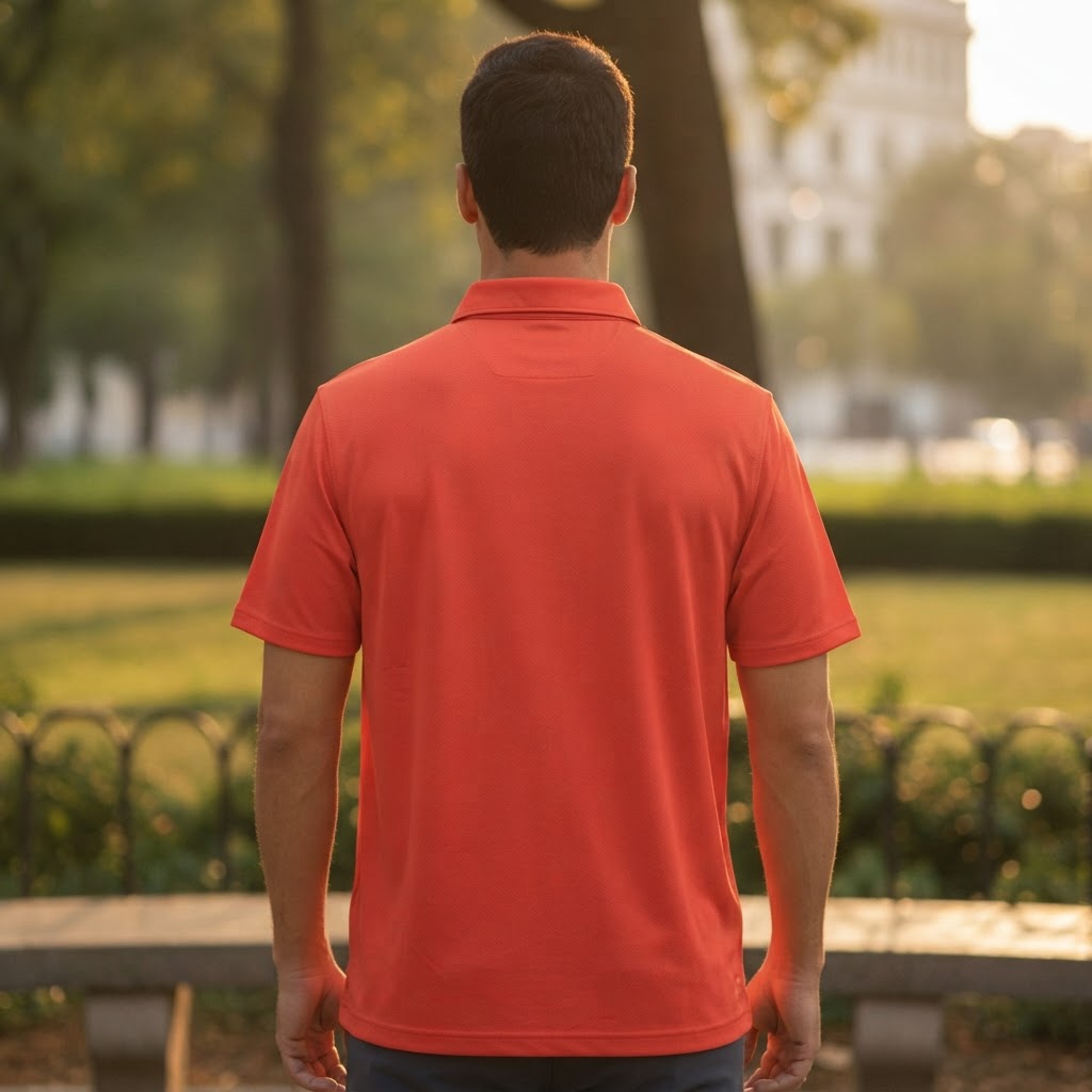 Under Armour Orange-Red Performance Piqué Polo Shirt Loose F