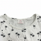 Mini Mango Girls Palm Tree Print Jersey Dress Size 12
