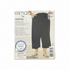 Esmara Women's XXL Black EcoVero Viscose Wide Leg Culottes