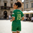 Kids Green Panathinaikos Style Football Kit Jersey & Shorts
