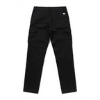 JACK&JONES Men's Black Slim-Fit Cotton Utility Cargo Trouser
