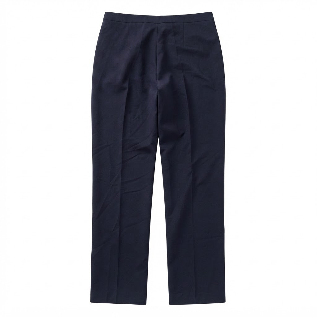 Women's Navy Blue Tailonavy blue Slim Fit Trousers