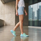 adidas Cyan Knit Performance Running Sneakers