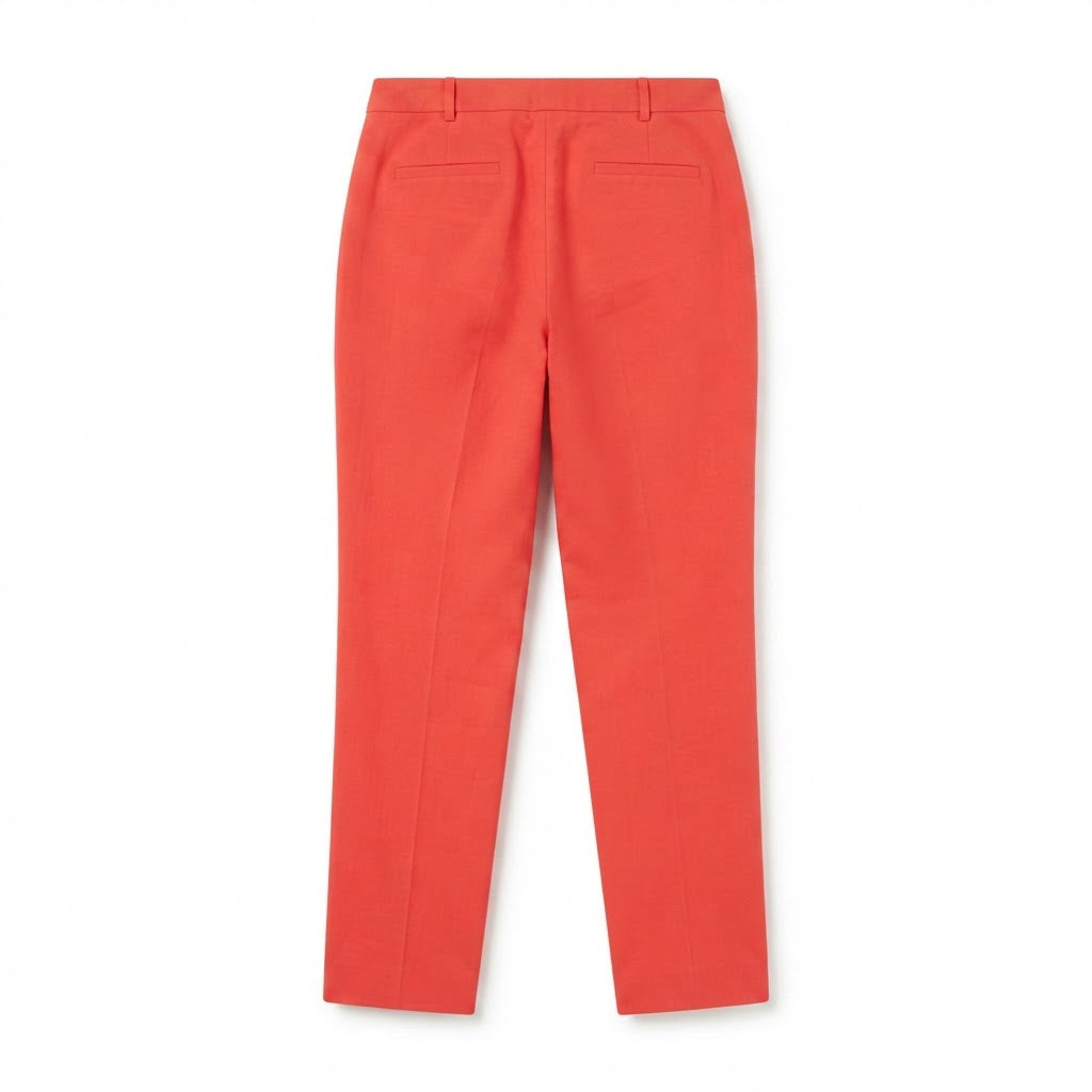 DOROTHY PERKINS Women's red Red Slim-Fit Tailored Trousers