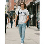 Yale University Heather Ash Grey Yale University Graphic You