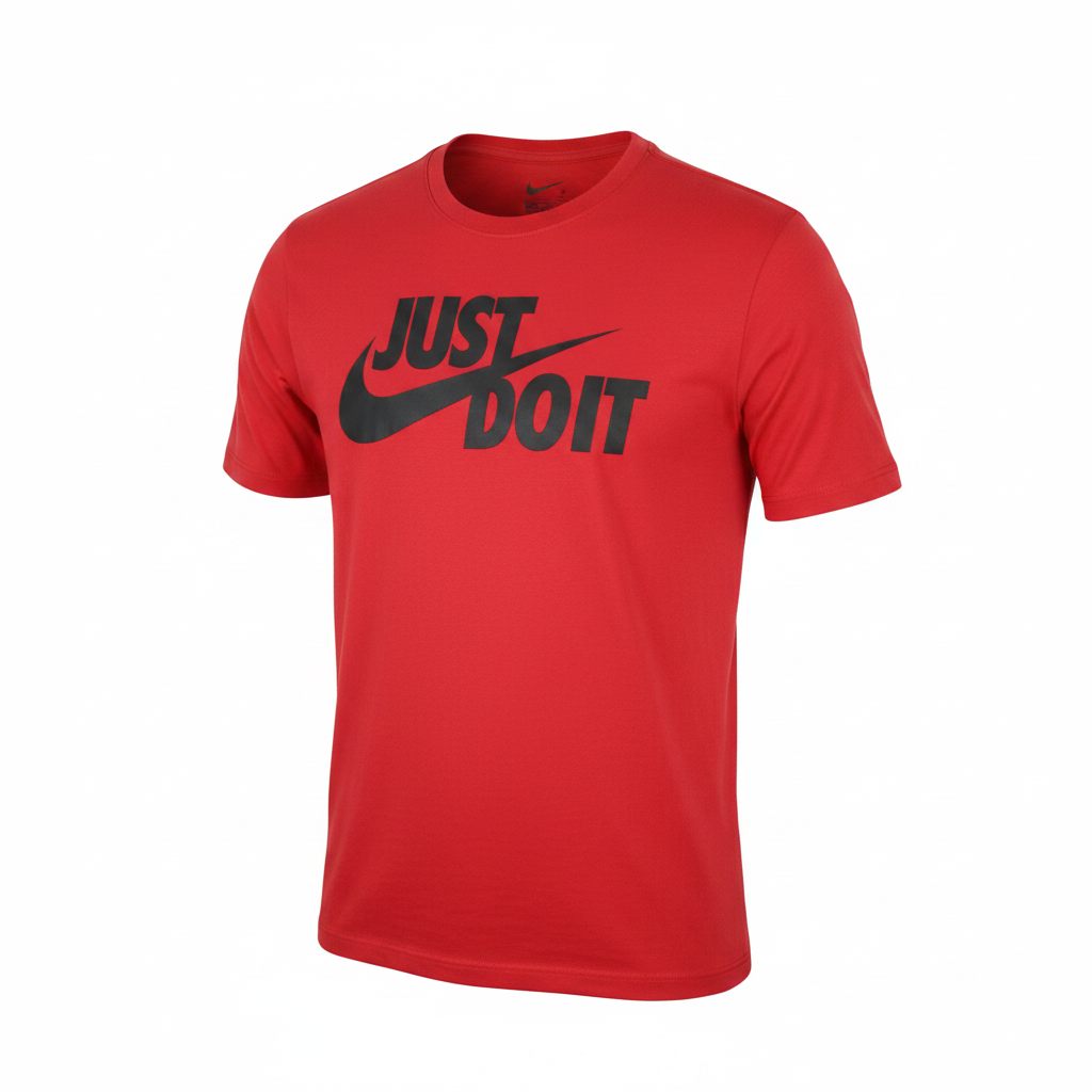 Nike Men's Red 'Just Do It' Graphic T-Shirt