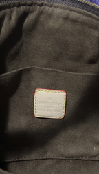 LOUIS VUITTON Monogram Coated Canvas Hobo Crossbody Bag