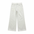 Max Women's Off-White High-Rise Wide-Leg Pants