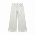 Max Women's Off-White High-Rise Wide-Leg Pants