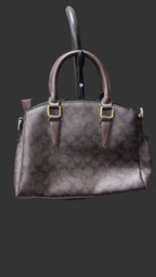 COACH NEW YORK Coach Signature Monogram Brown Satchel