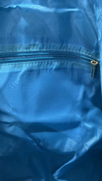 VERSACE parfums Large Black Nylon Shoulder Tote with Gold Pl
