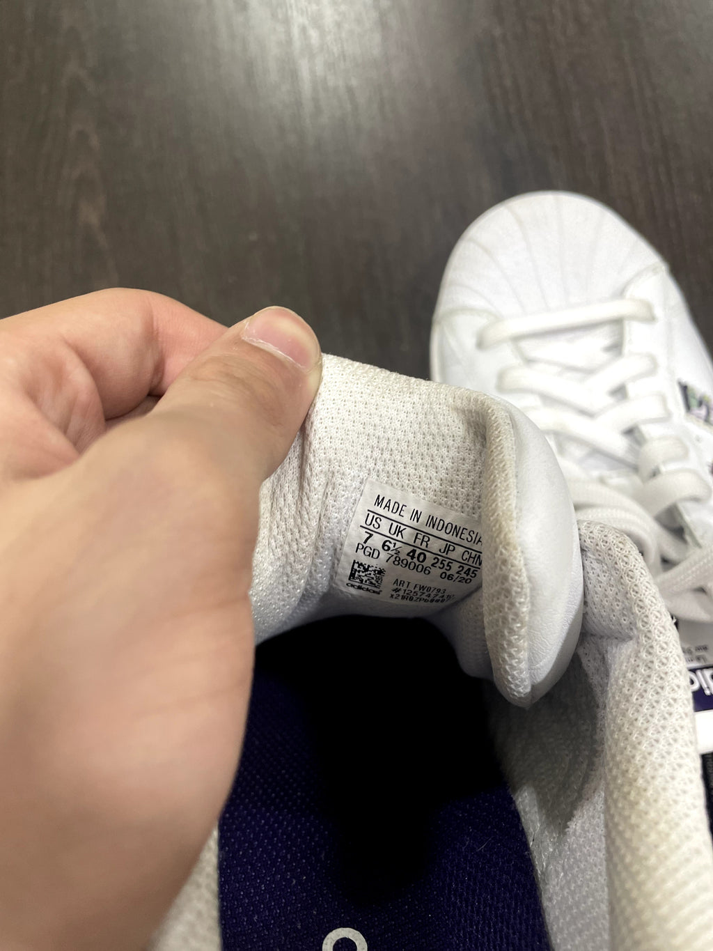 adidas Adidas Women's White Shell-Toe Sneakers