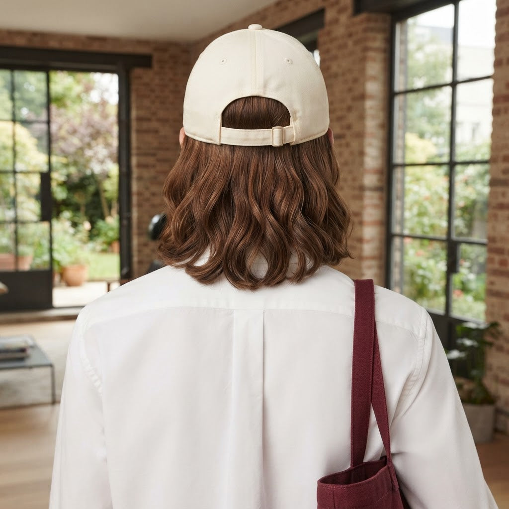 adidas Unisex White Classic Six-Panel Baseball Cap